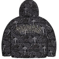 TRAPSTAR IRONGATE ARCH WILDCARD PUFFER BLACK