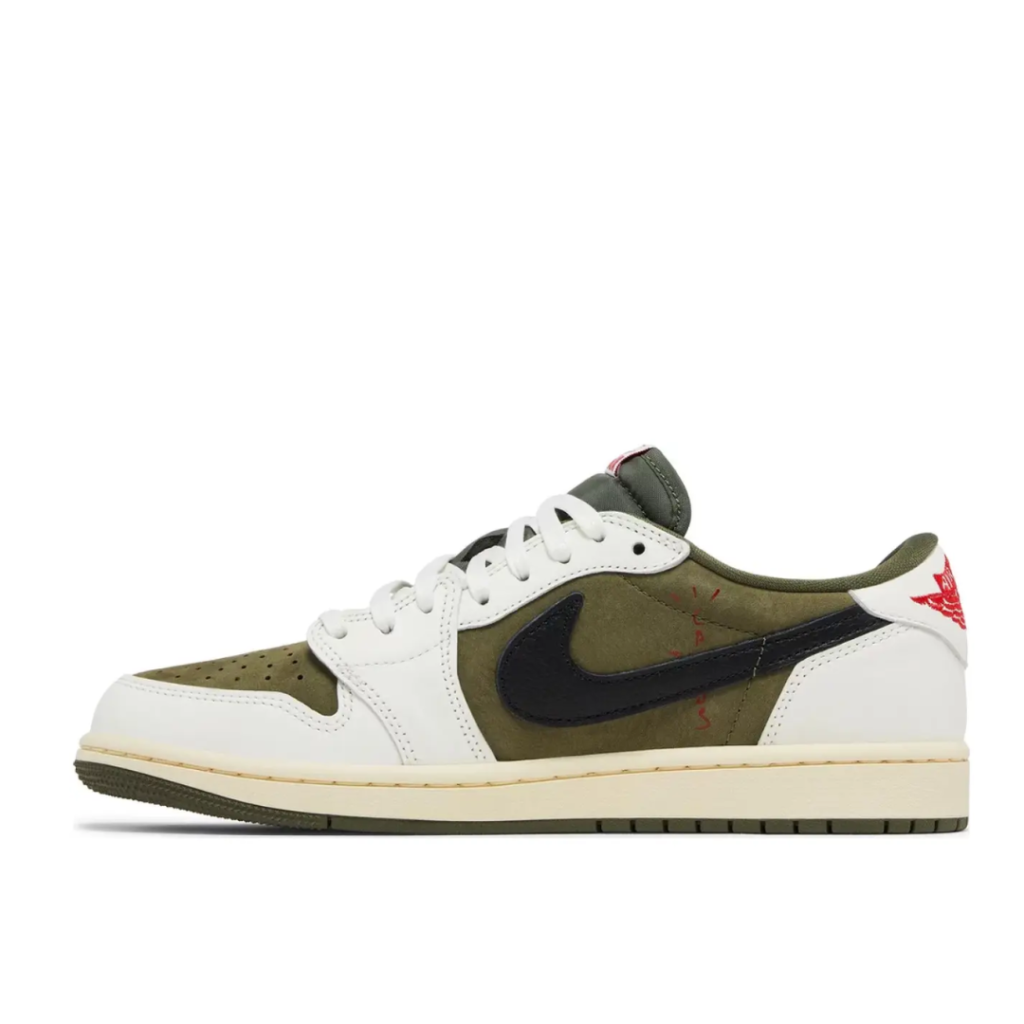 AIR JORDAN 1 RETRO LOW OG SP TRAVIS SCOTT MEDIUM OLIVE